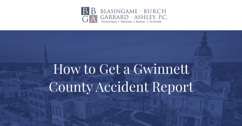 Ways to get your Gwinnett County accident report