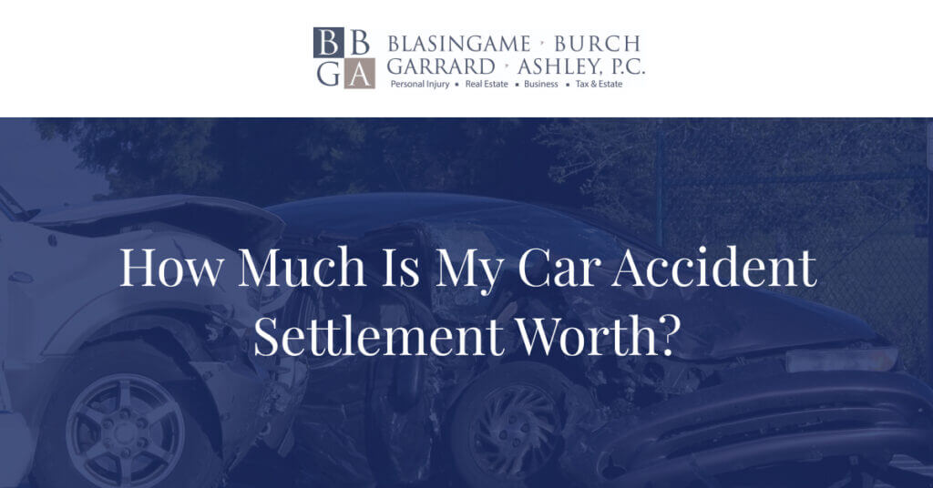 how much money can you get from a car accident settlement