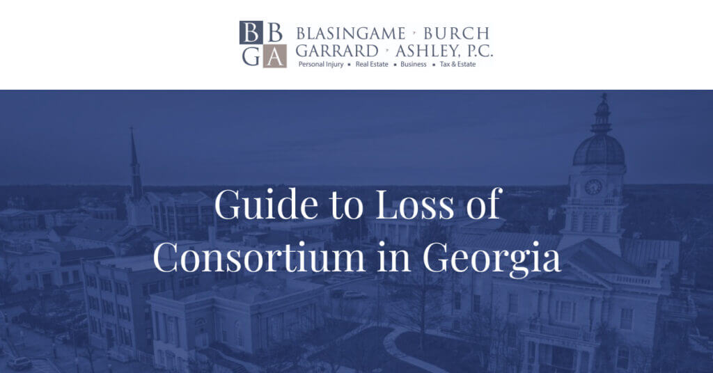 Georgia loss of consortium